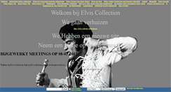 Desktop Screenshot of elvis-collection.mijnhomepage.nl