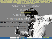 Tablet Screenshot of elvis-collection.mijnhomepage.nl