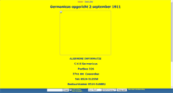 Desktop Screenshot of cvvgermanicus-e4.mijnhomepage.nl