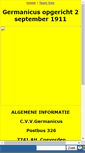 Mobile Screenshot of cvvgermanicus-e4.mijnhomepage.nl