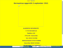Tablet Screenshot of cvvgermanicus-e4.mijnhomepage.nl